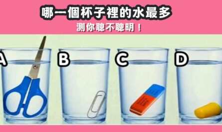 杯子，水多，聰明，心理測驗，星座寶寶