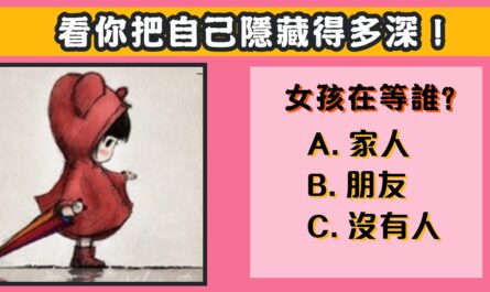憑直覺，小孩，在等誰，把自己，隱藏，多深，心理測驗，星座寶寶