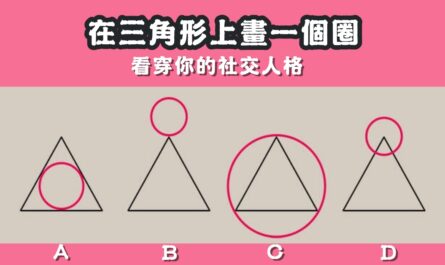 三角形，一個圈，看穿，社交人格，心理測驗，星座寶寶