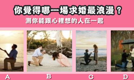 求婚，最浪漫，跟心裡想，在一起，心理測驗，星座寶寶