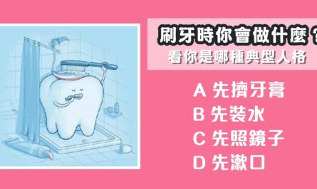 刷牙，先做什麼，典型，人格，心理測驗，星座寶寶