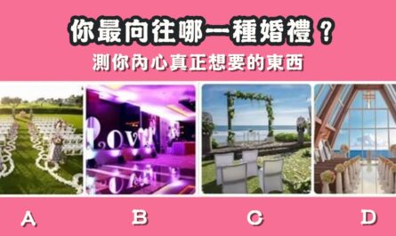 向往婚禮，結婚大禮，測試，內心想法，正真想要，東西，心理測驗，星座寶寶