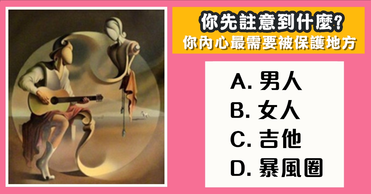 最先，注意，什麼，內心，最需要，保護，地方，心理測驗，星座寶寶