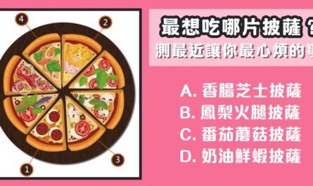 披薩，最想吃，測試最近，最心煩的事，心理測驗，星座寶寶
