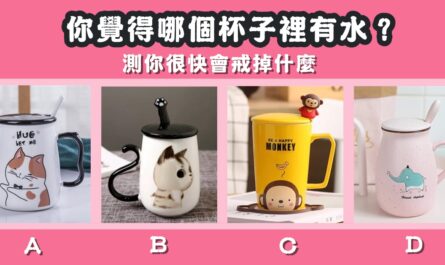 杯子裡，有水，很快會，戒掉什麼，心理測驗，星座寶寶