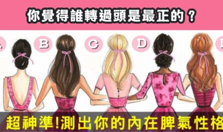 歐美，超準心測，憑直覺，轉過頭，最正，內在，脾氣，性格，心理測驗，星座寶寶