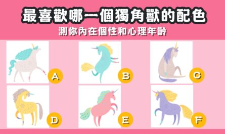 憑直覺，獨角獸，內在，個性，心理年齡，心理測驗，星座寶寶