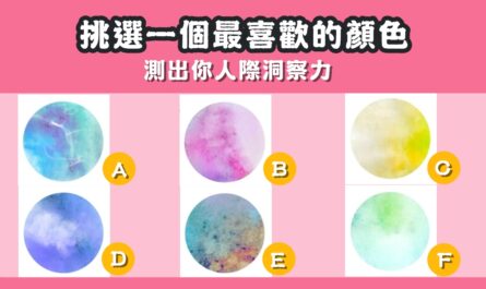 日本，神準，顏色，人際，洞察力，心理測驗，星座寶寶