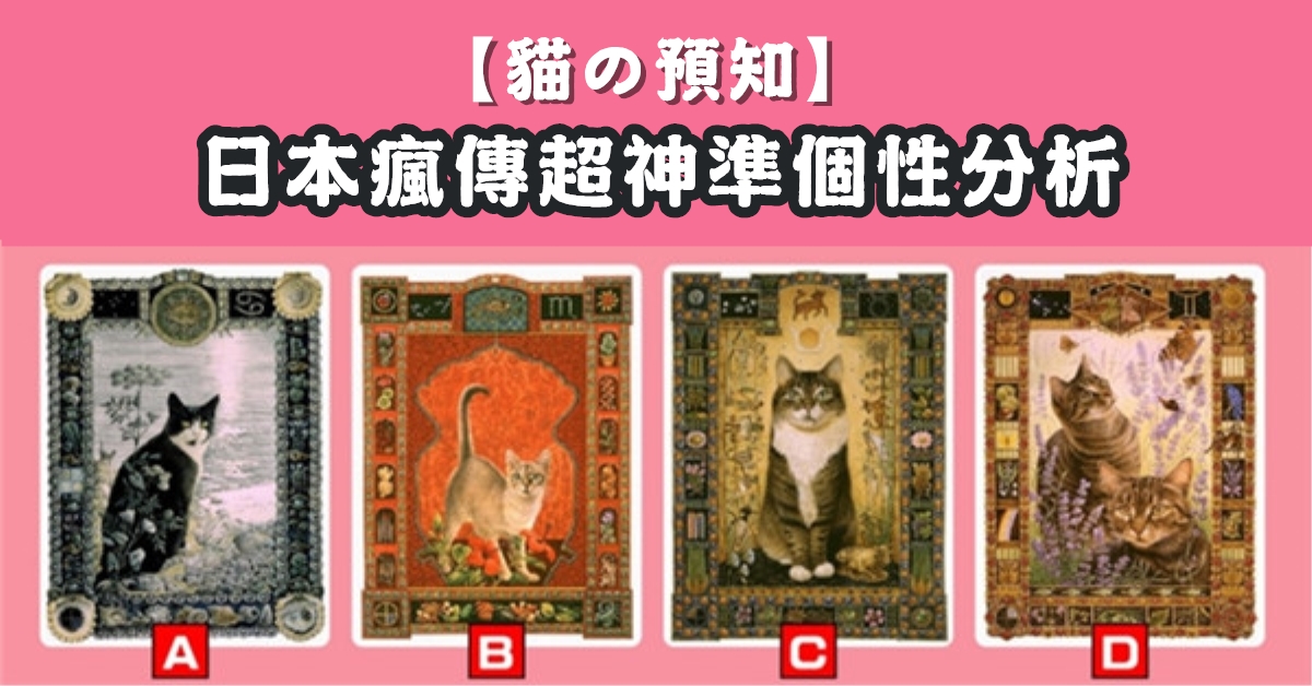 憑直覺，塔羅牌，分析，個性，有多好，心理測驗，星座寶寶