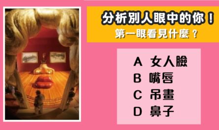 歐美，測驗，第一眼，看見什麼，別人，眼中的你，心理測驗，星座寶寶