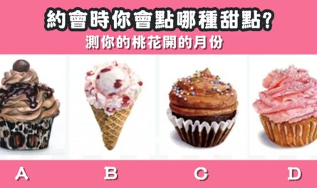 心儀對象，約會，甜點，桃花，花開，月份，心理測驗，星座寶寶