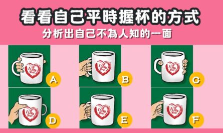日常生活，握杯，方式，了解，自己，不為人知，一面，性格，心理測驗，星座寶寶
