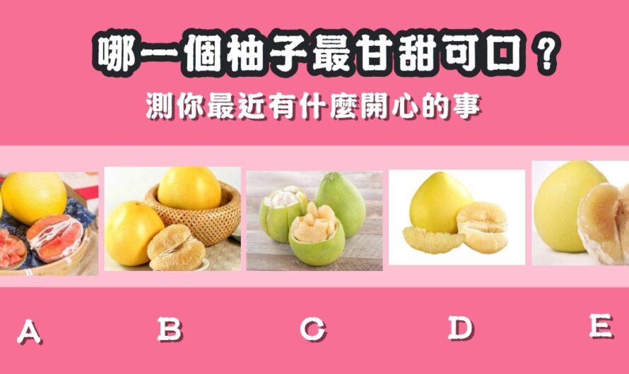 【哪個柚子最甘甜可口】測最近有什麼開心的事