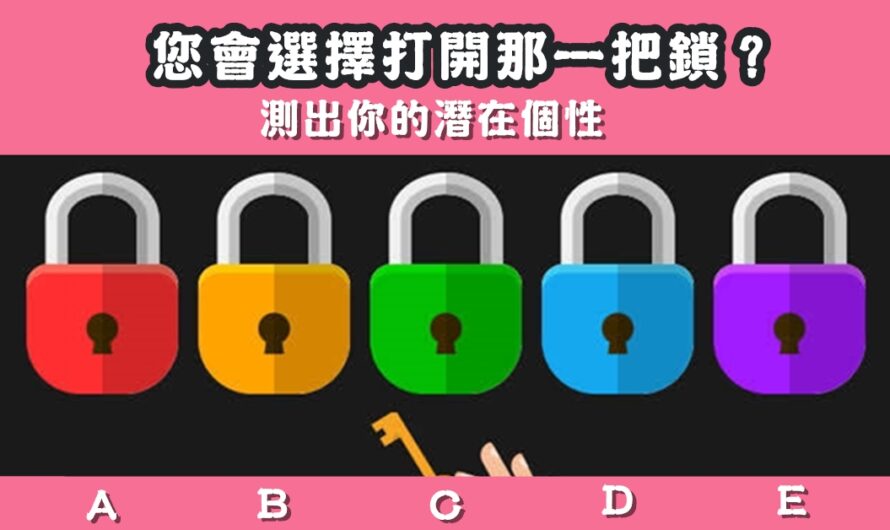 【您會打開那一把鎖】測出您的潛在個性