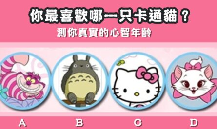 最喜歡，卡通貓，真實，心智年齡，心理測驗，星座寶寶