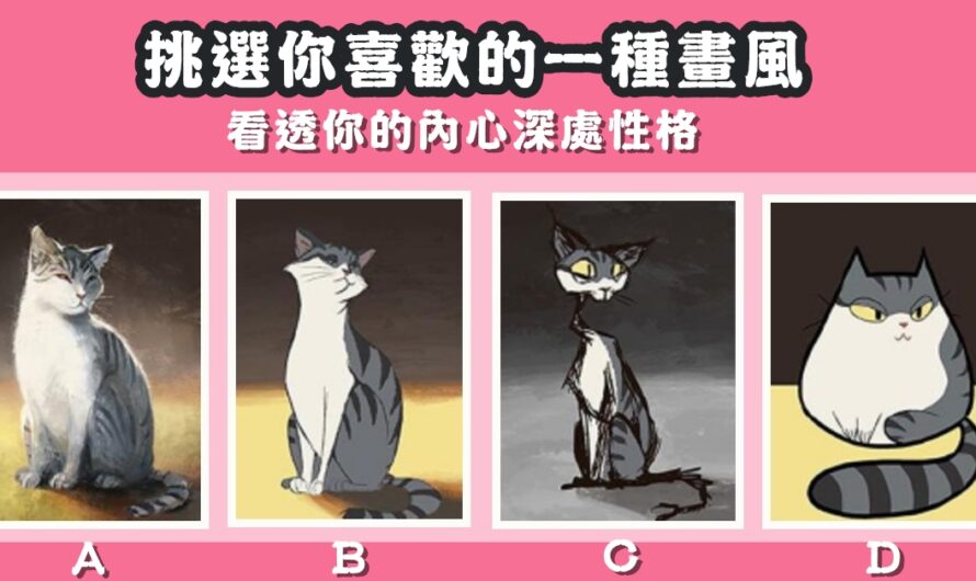 【喜歡哪種畫風】看透內心深處性格