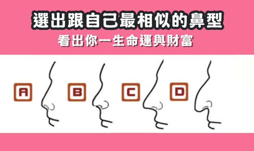 神準【從鼻型看一生命運與財富】
